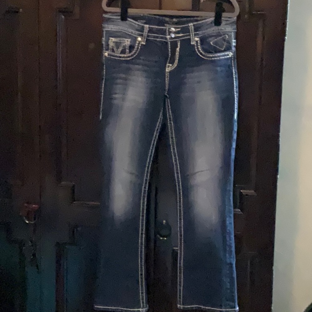 Vigoss ‘the chelsea’ slim boot, low rise jeans, sz  11 / 12